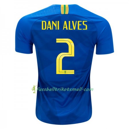 Fußballtrikots Brasilien Dani Alves 2 WM 2018 Auswärts-trikot kaufen